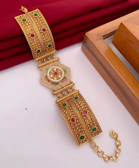 Rajwadi Gold Bracelet