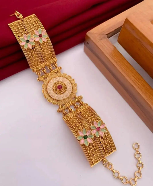 Rajwadi Gold Bracelet