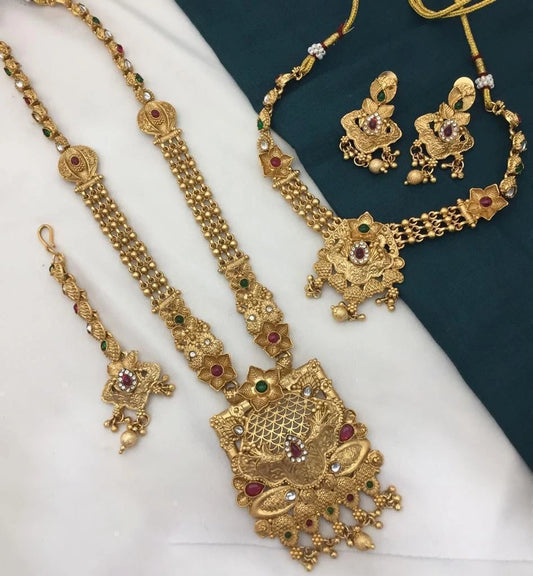 Modern Rajwadi Jewellery Combo Set | Rajwadi Nacklace Combo Set