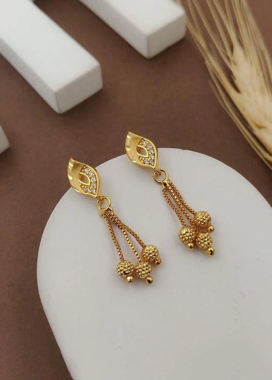 Traditional Gold Plated Earrings |