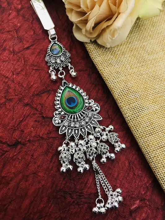 Peacock Silver Juda Design | Latest Silver Juda Design