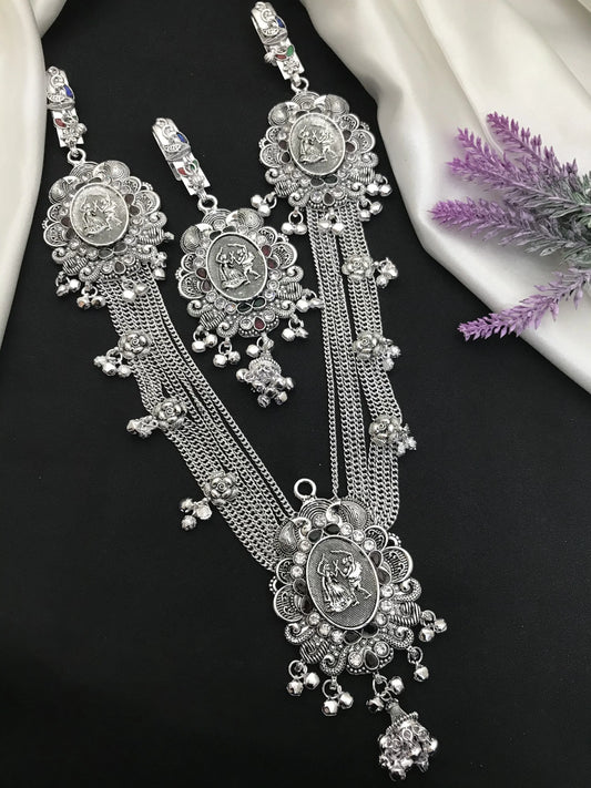 Traditional Silver Kandora New Design With Juda Combo Set