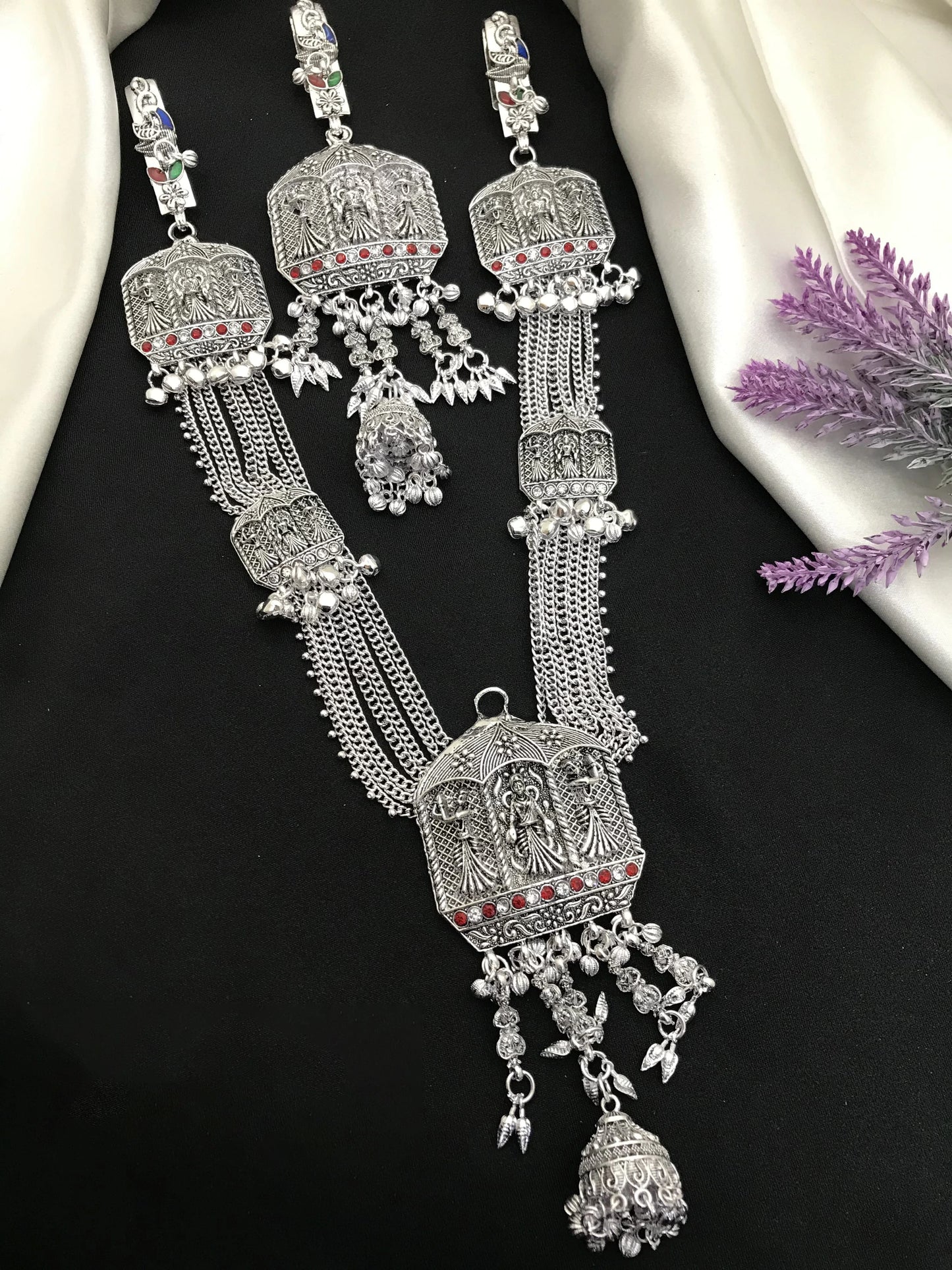 Modern Kandora Design | Kandora Design Silver With Juda Combo Set