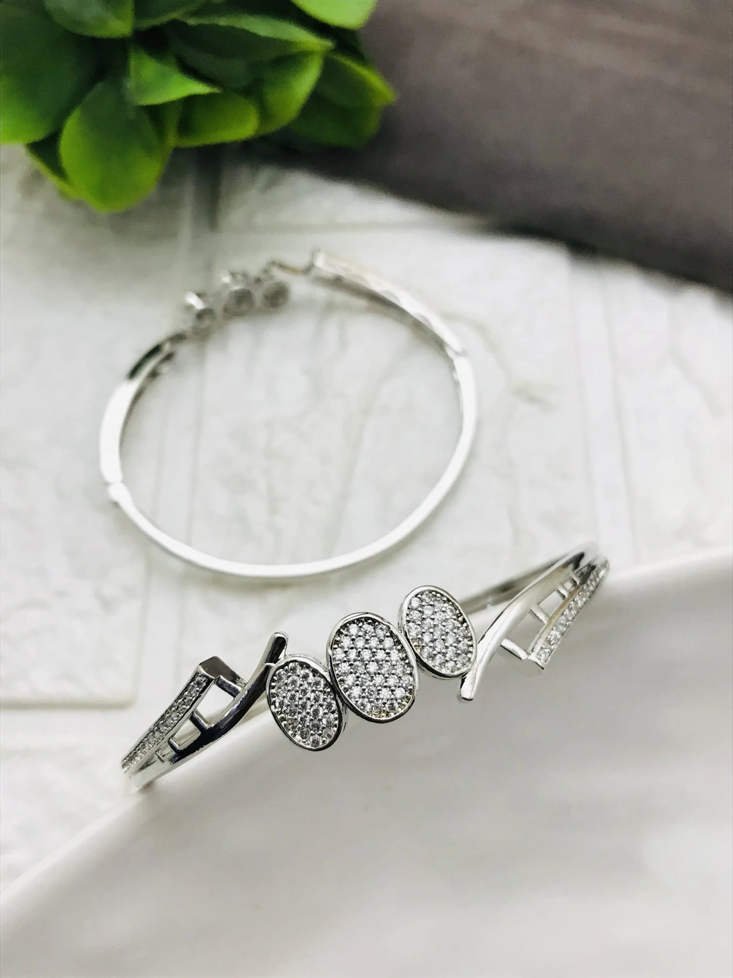 Silver Kada For Women | Silver Bracelet Kada