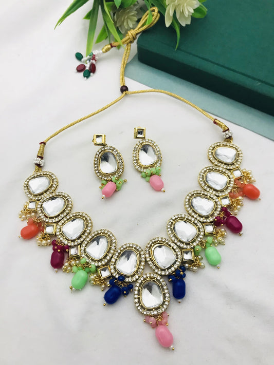 Kundan Necklace | Kundan Earrings | Kundan Set