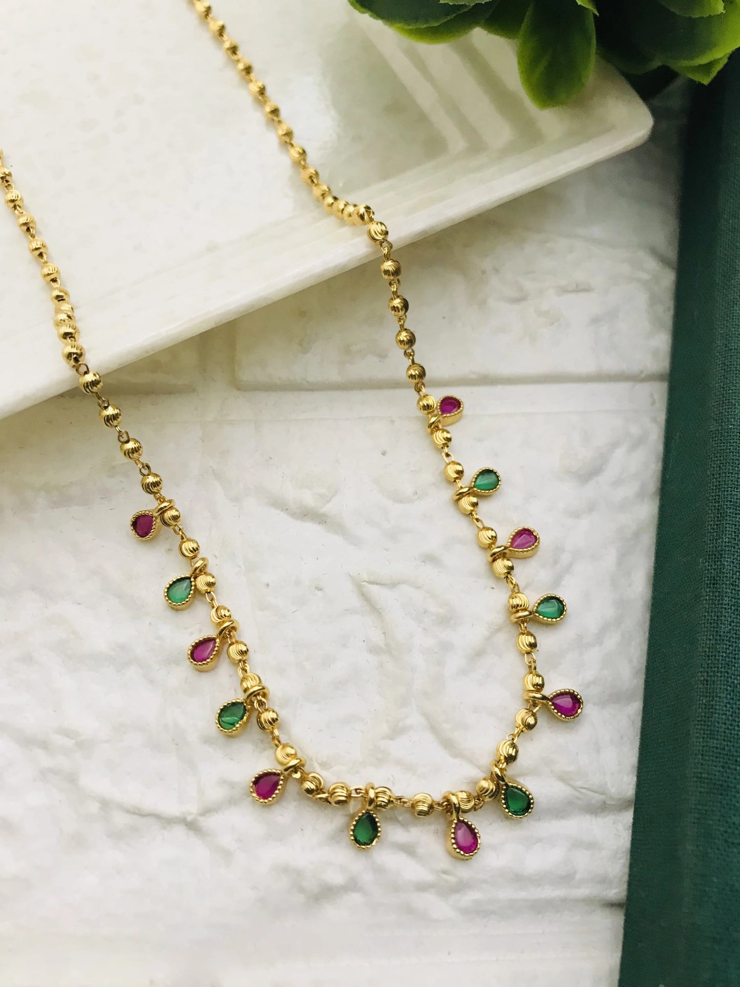 Tanmaniya Necklace | Dimond Necklace